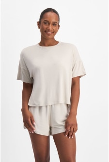 Sleep Viscose Bamboo Blend Tee