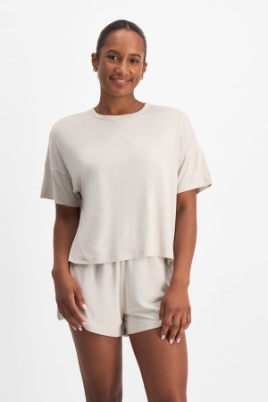Sleep Viscose Bamboo Blend Tee